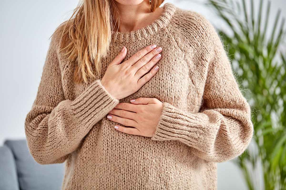 chest pain in women