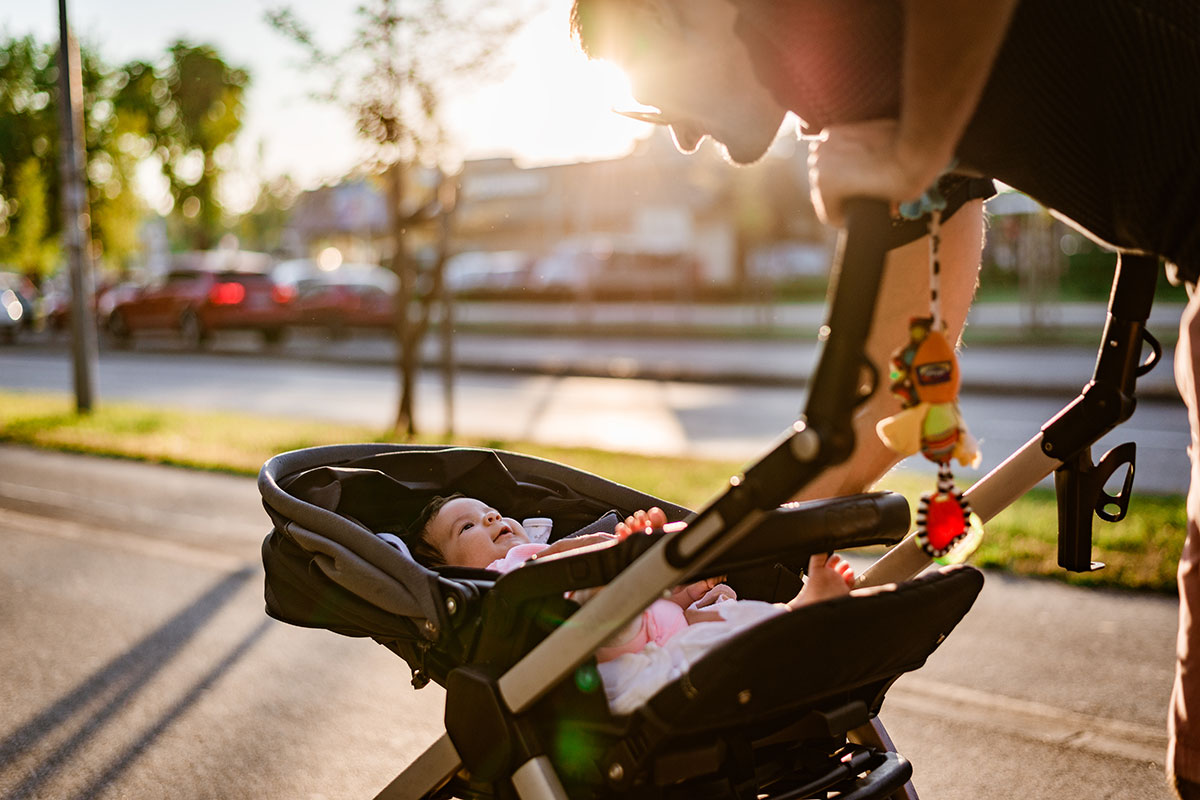 baby in stroller