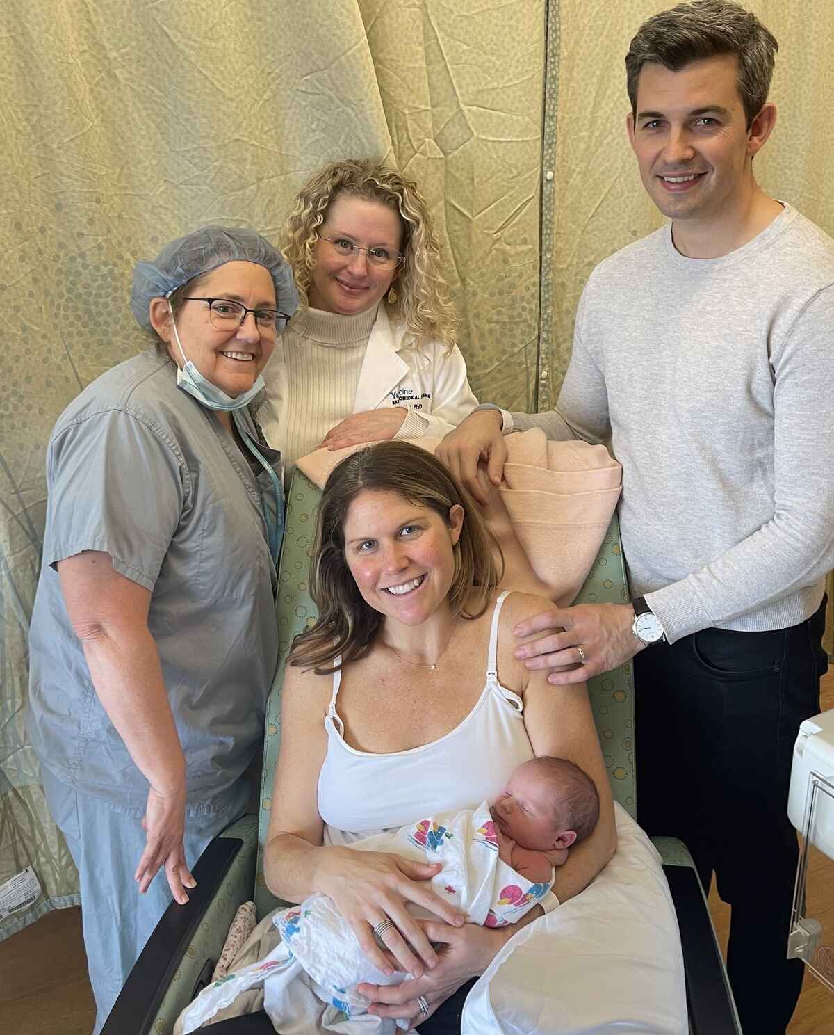 The Lindsey family received care at YNHCH for their baby's lymphatic malformation