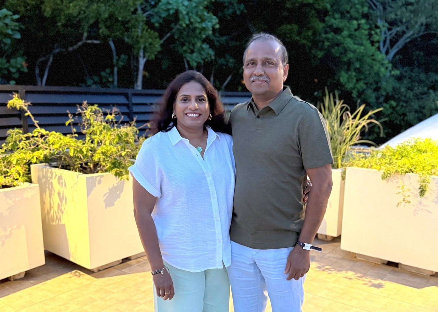 Deepa Babu and her husband, Jeyakumar Subbaraj