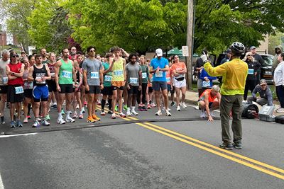 Runners at the starting line