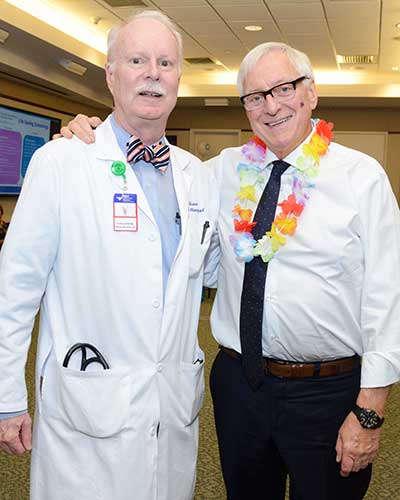 Dr. Hollister, Dr. Waters Oncology Award