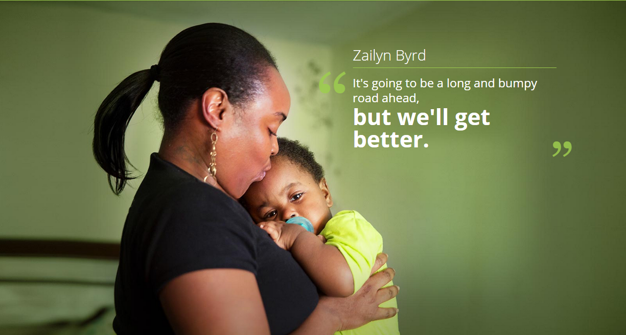 "It's going to be a long and bumpy road ahead, but we'll get better." Zailyn Byrd