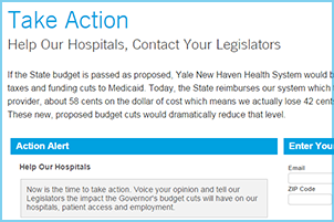 Take action: help our hospitals, contact your legislators