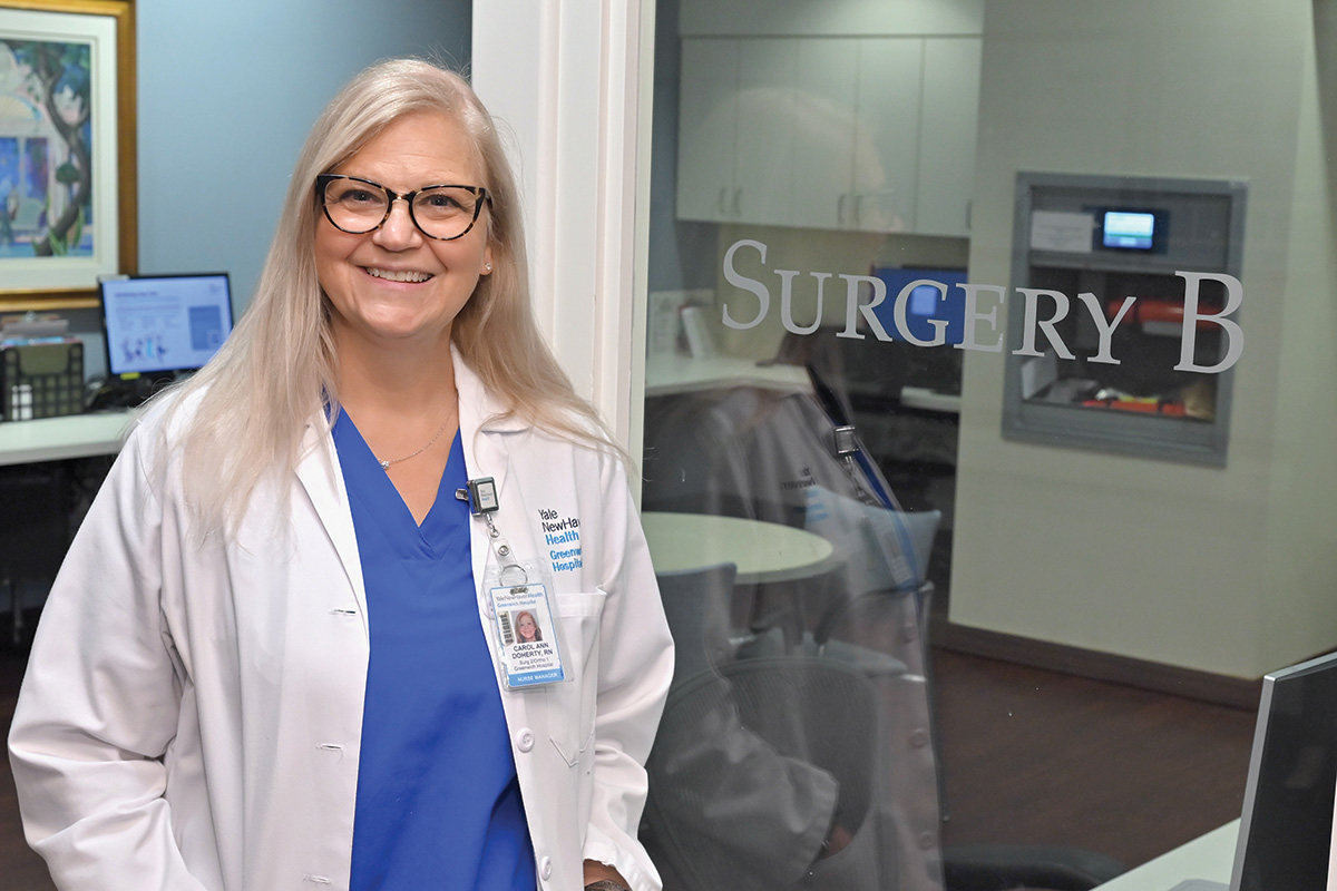 Carol Ann Doherty, RN, Surgery unit nurse manager
