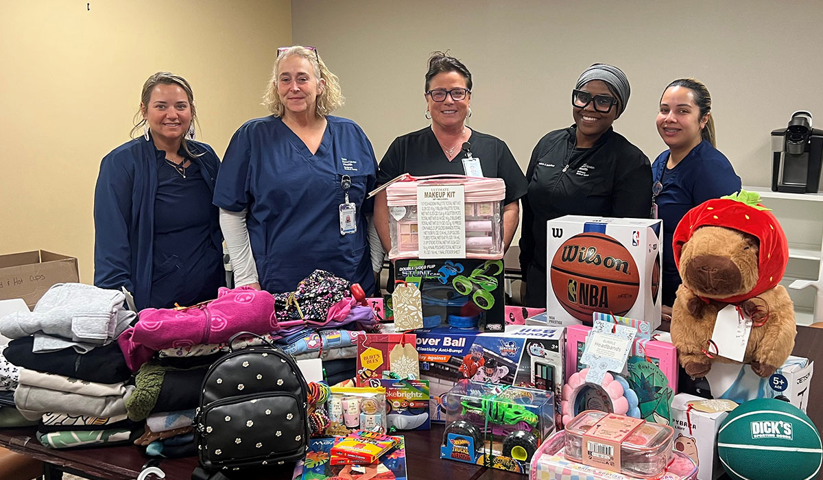 Staff with the New London region