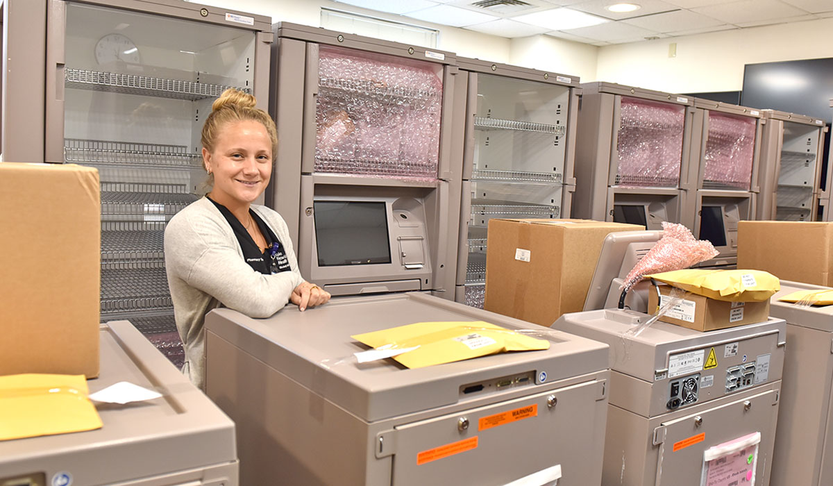 Courtney Durkin, manager of Pharmacy Operations