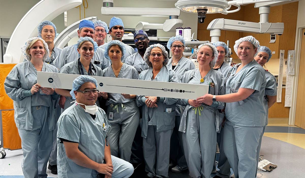 A team with YNHHS Heart and Vascular Center