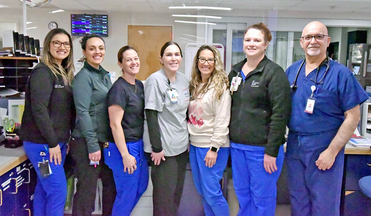 Members of the Westerly Hospital Emergency Department