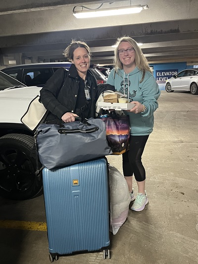 Overnight at the hospital