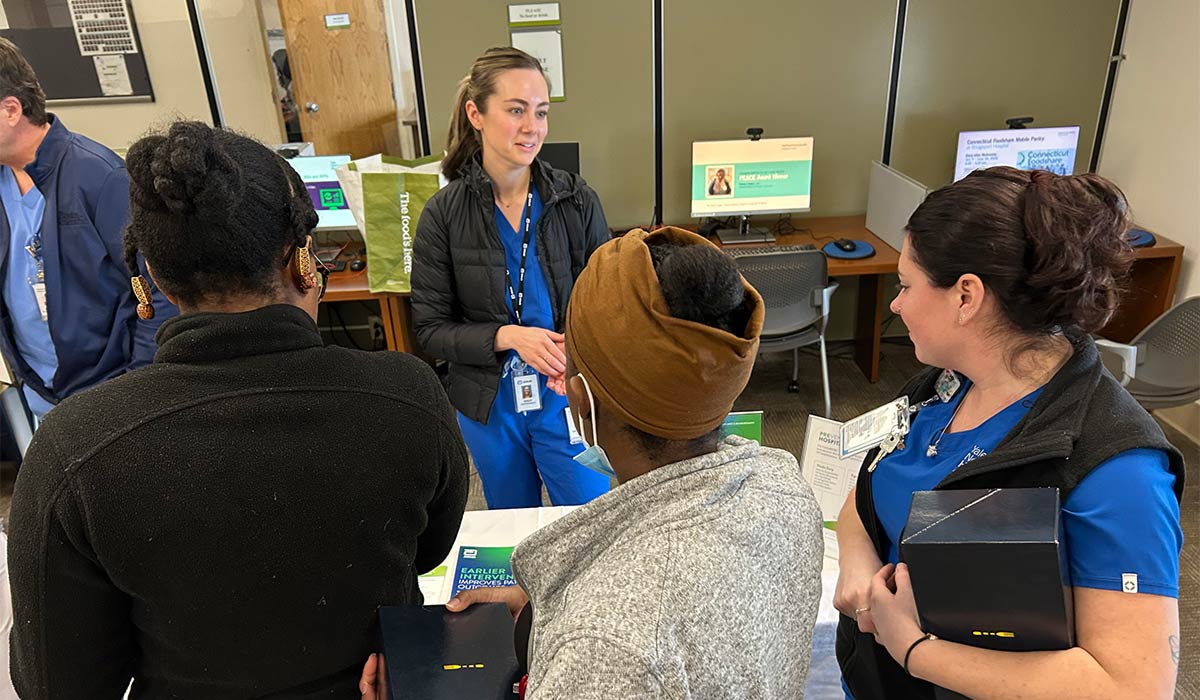 Staff and physicians at Bridgeport Hospital