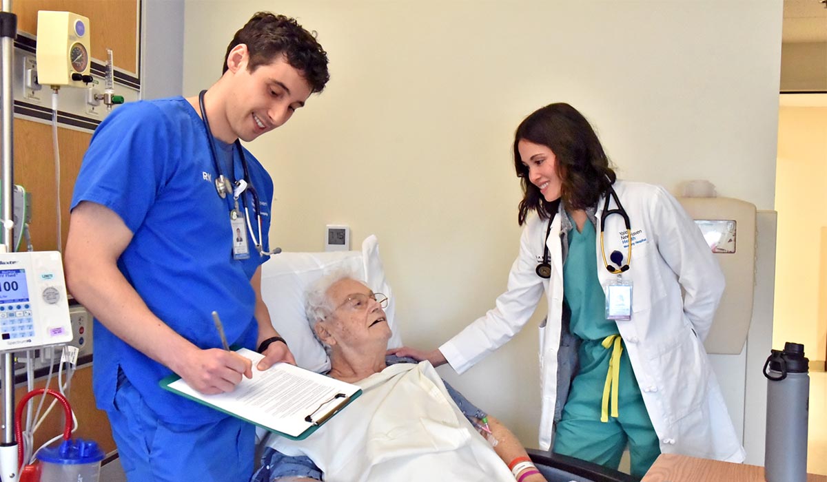 Ian Chapelle-Conklin, RN, (left) and Paula Watts-Wojcik, DO