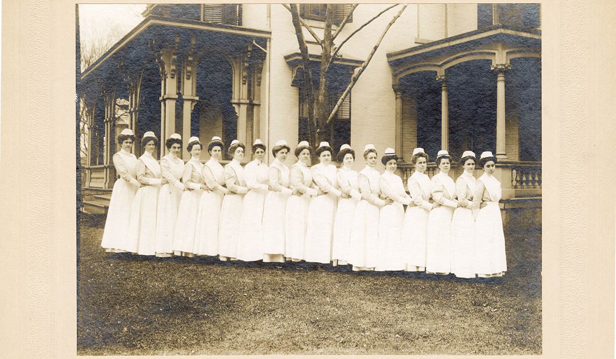 Grace Hospital nurses, c. 1914