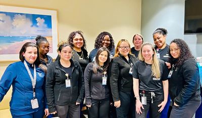 NEMG staff who marked Melanoma Awareness Month 
