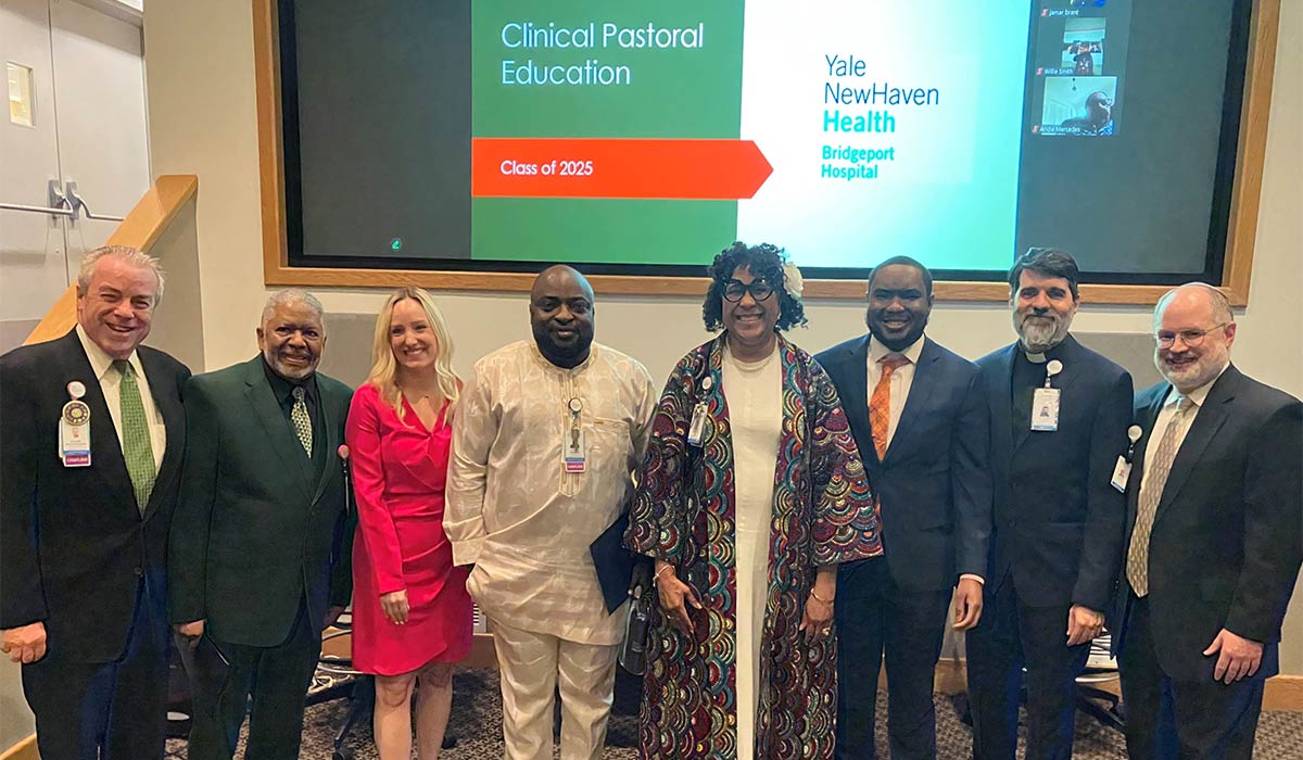 Clinical Pastoral Education students recently completed residencies and internships at Bridgeport Hospital
