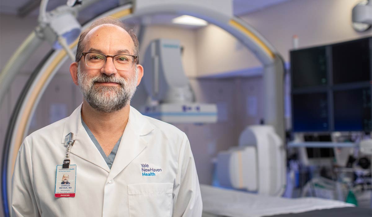 Neurovascular surgeon Charles Matouk, MD