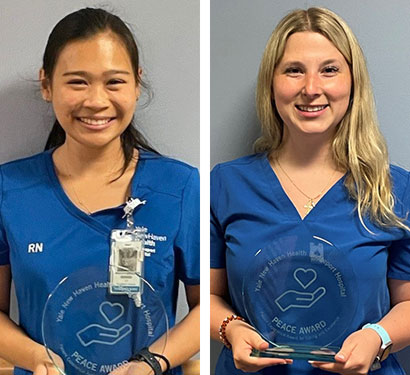 Angeleen Pingol, RN (left) Julia Renz, RN (right)