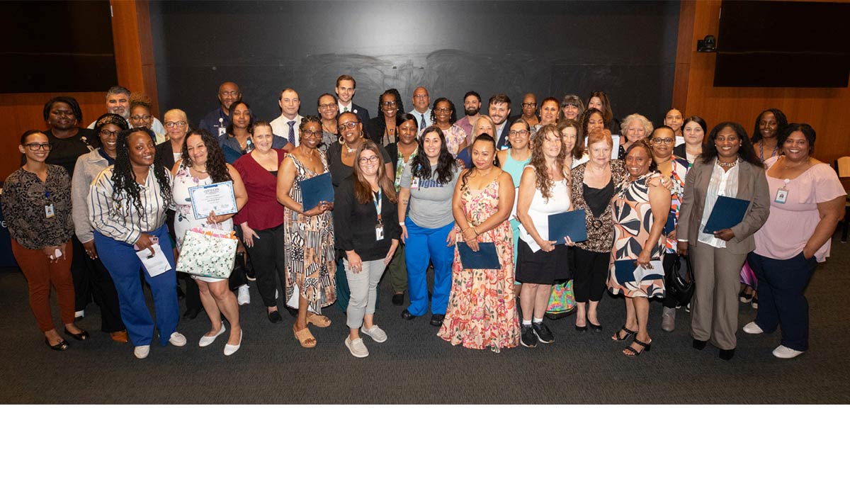 The newest graduates of YNHHS’ School At Work program 