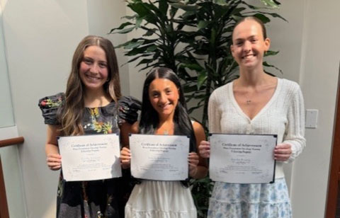 Ceclia Aversano, Isabella Badagliacca and Katelyn Pondok