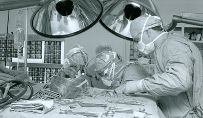 Neurosurgeon Dr. Dennis Spencer and his team