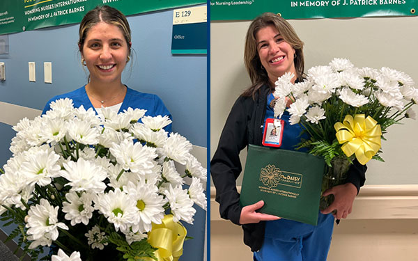 Leea Palmer, RN (left), Andressa Goncalves, RN (right)