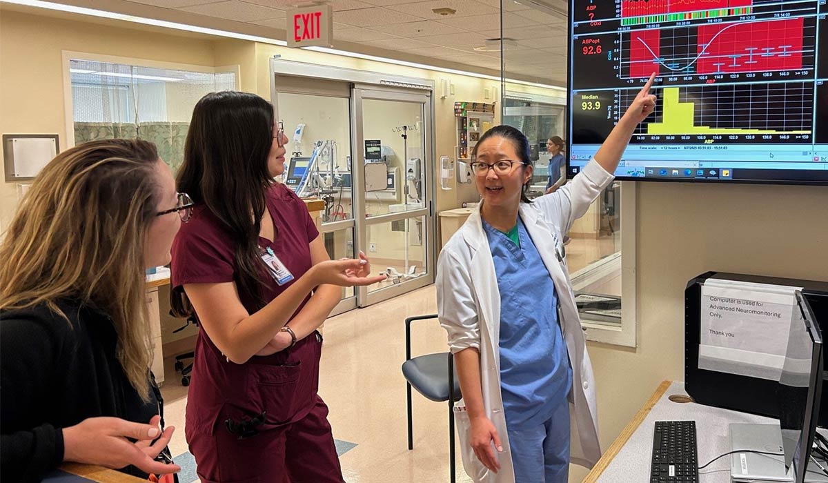 critical care neurologist Jennifer Kim, MD, PhD