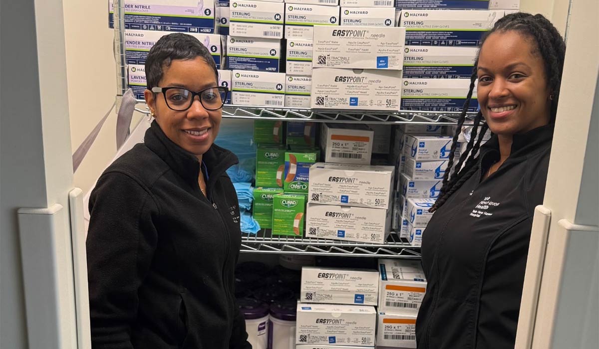 Danyelle Lowery, LPN (left), and Tiffany Barton, LPN