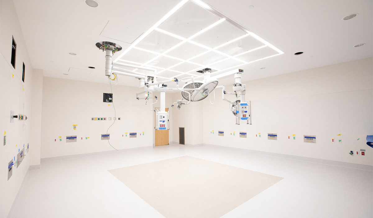 A new operating room at the ANC.