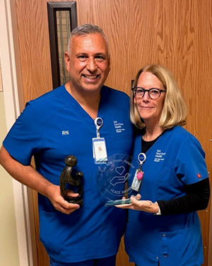 Thomas Fedora, RN, Geraldine McSherry, RN