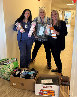 Staff members from NEMG Pain Management and NEMG Neurology of New London